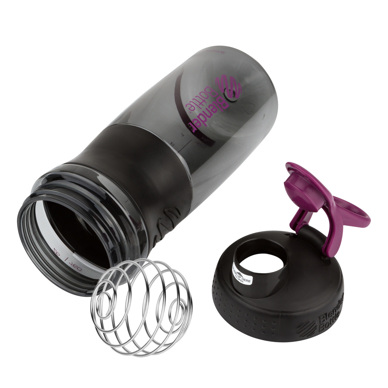 Спортивная бутылка-шейкер BlenderBottle SportMixer 28oz/820ml Black/Plum (ORIGINAL)