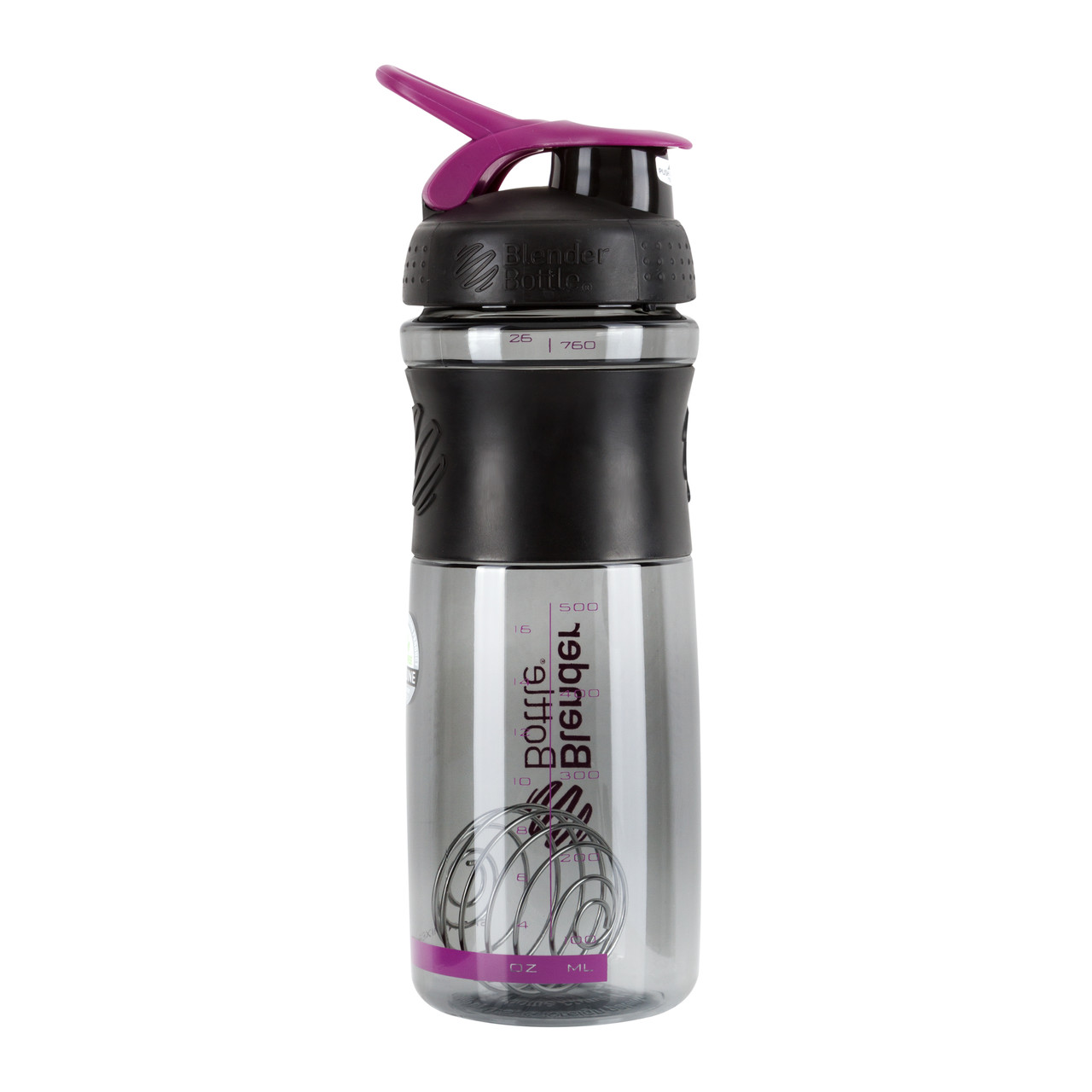 Спортивная бутылка-шейкер BlenderBottle SportMixer 28oz/820ml Black/Plum (ORIGINAL)