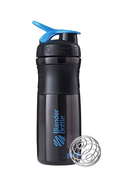 Спортивная бутылка-шейкер BlenderBottle SportMixer 28oz/820ml Black/Cyan (ORIGINAL)