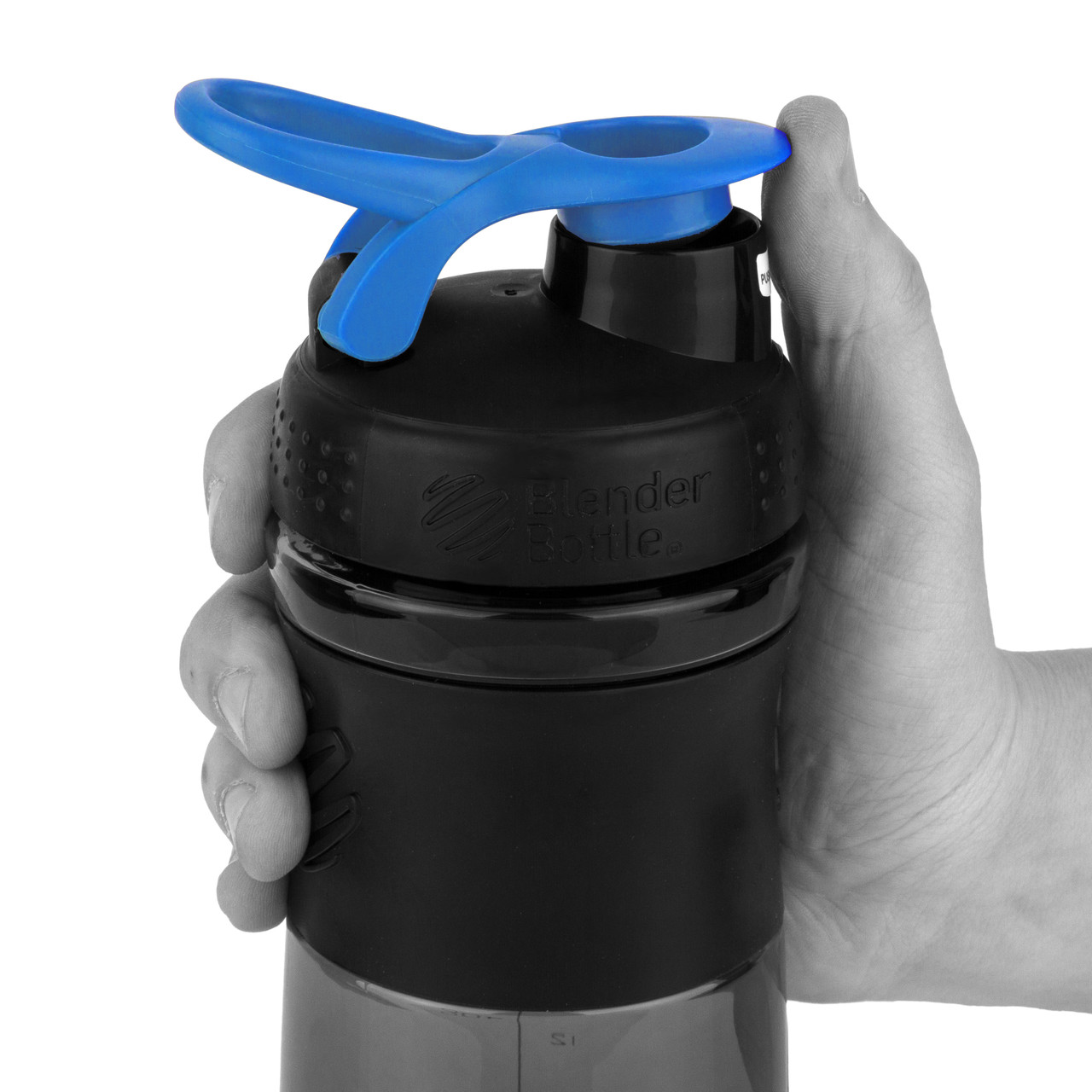 Спортивная бутылка-шейкер BlenderBottle SportMixer 28oz/820ml Black/Cyan (ORIGINAL)