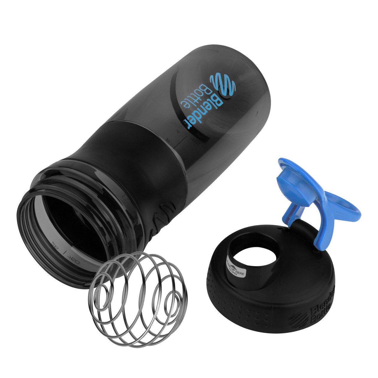 Спортивная бутылка-шейкер BlenderBottle SportMixer 28oz/820ml Black/Cyan (ORIGINAL)