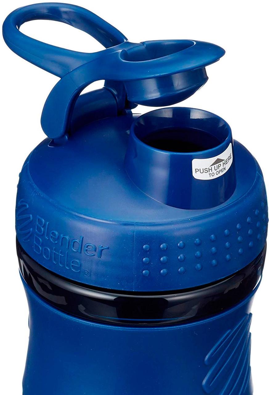 Спортивная бутылка-шейкер BlenderBottle SportMixer 20oz/590ml Navy (ORIGINAL)