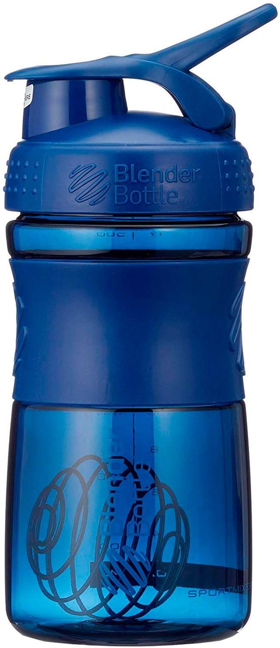 Спортивная бутылка-шейкер BlenderBottle SportMixer 20oz/590ml Navy (ORIGINAL)