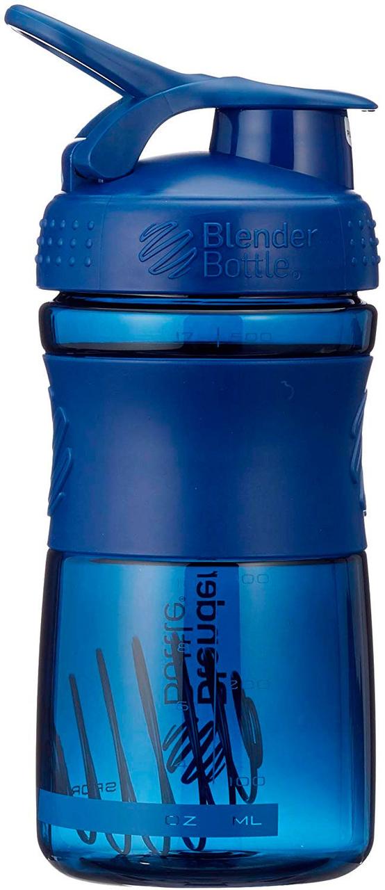 Спортивная бутылка-шейкер BlenderBottle SportMixer 20oz/590ml Navy (ORIGINAL)