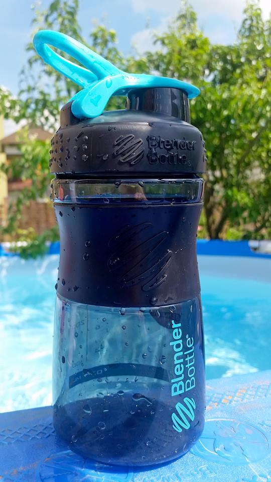Спортивная бутылка-шейкер BlenderBottle SportMixer 20oz/590ml Black/Teal (ORIGINAL)