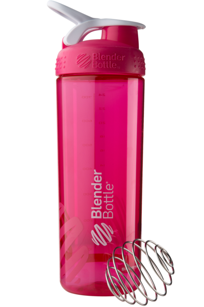 Спортивная бутылка-шейкер BlenderBottle SportMixer Sleek Promo 28oz/820ml Pink (ORIGINAL)