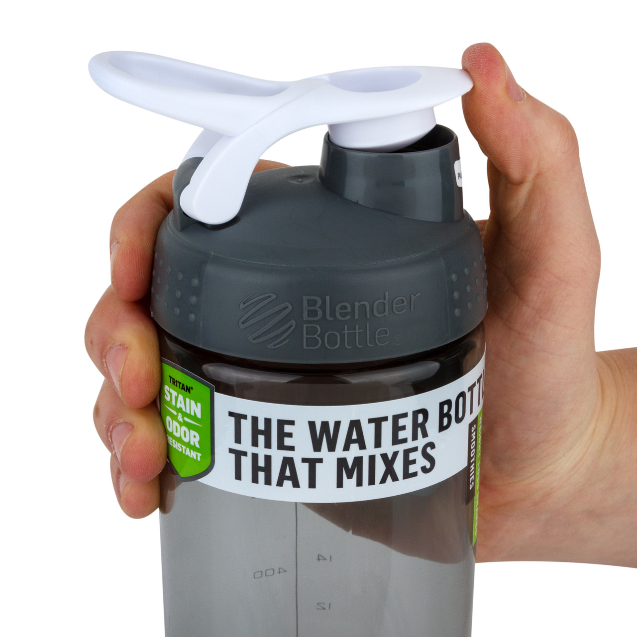 Спортивная бутылка-шейкер BlenderBottle SportMixer Sleek Promo 28oz/820ml Grey (ORIGINAL)