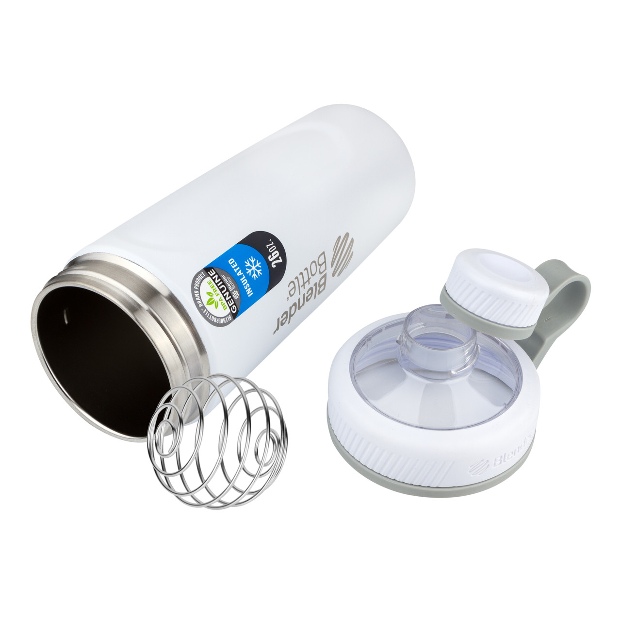 Спортивная бутылка-шейкер BlenderBottle Radian Thermo Edelstahl 26oz/770ml White (ORIGINAL)