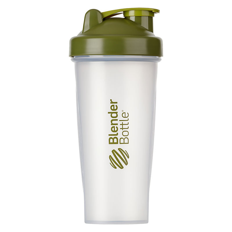 Шейкер спортивный BlenderBottle Classic 28oz/820ml Clear/Moss (ORIGINAL)