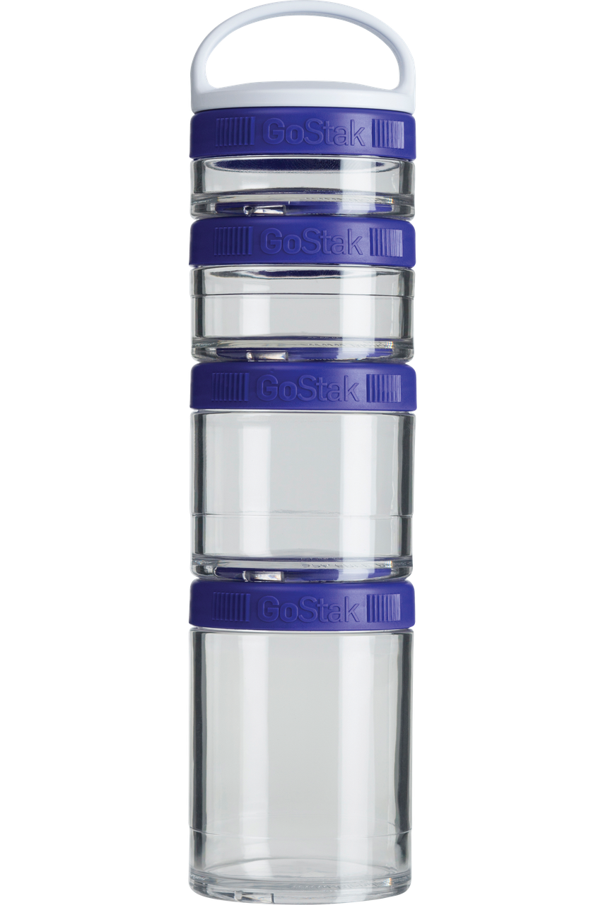 Контейнер спортивный BlenderBottle GoStak Starter 4 Pak Purple (ORIGINAL)