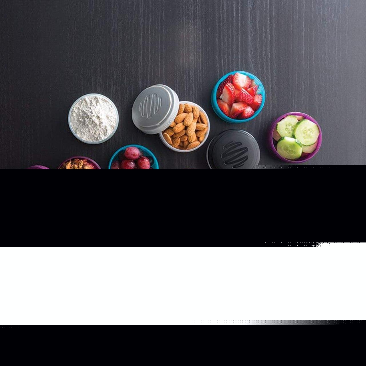 Контейнер спортивный BlenderBottle Expansion Pak Clear/Purple (ORIGINAL)