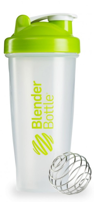 Шейкер спортивный BlenderBottle Classic 28oz/820ml прозрачный/зеленый (ORIGINAL)