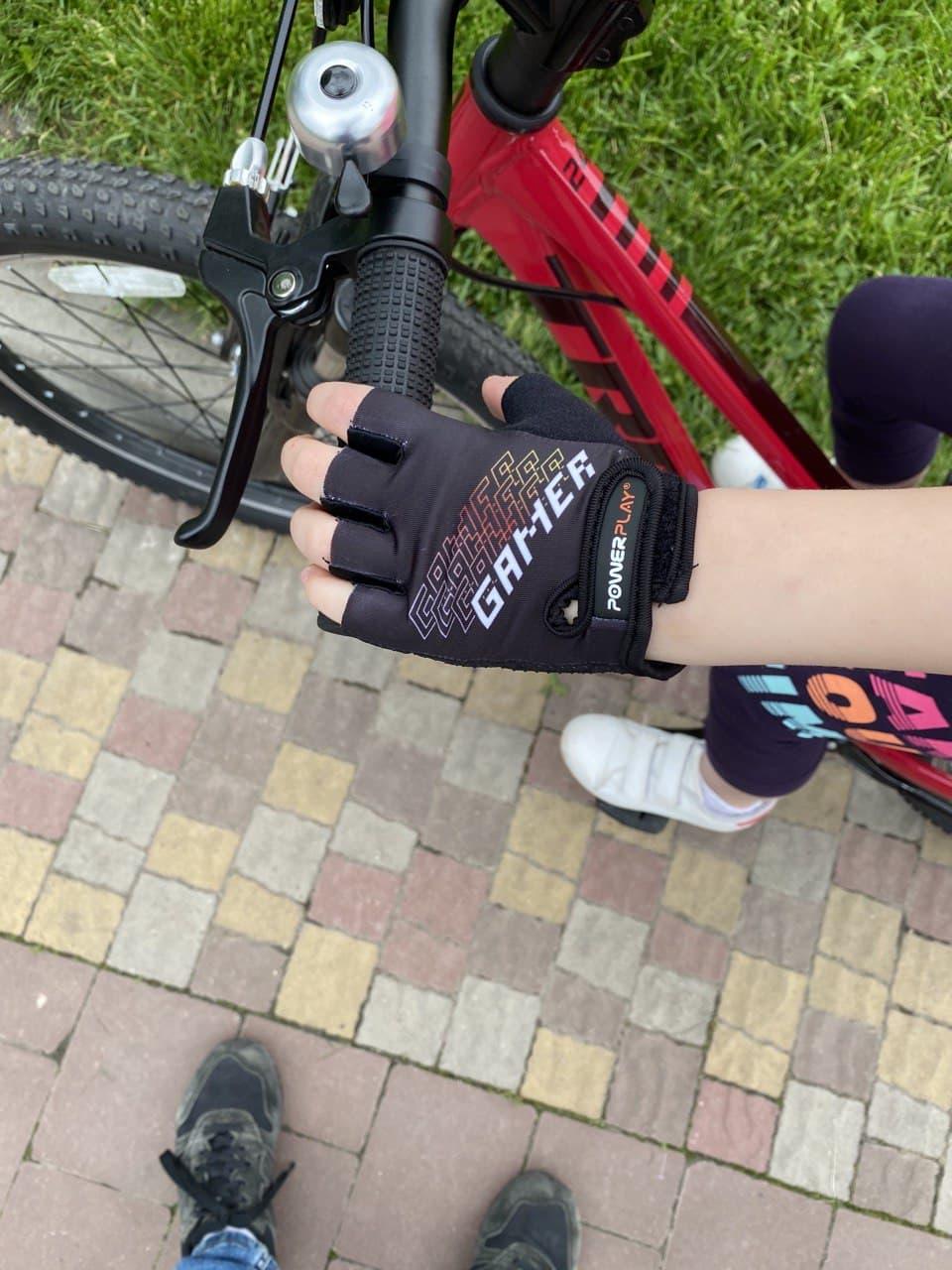 Велоперчатки детские PowerPlay 5451 Gamer XS