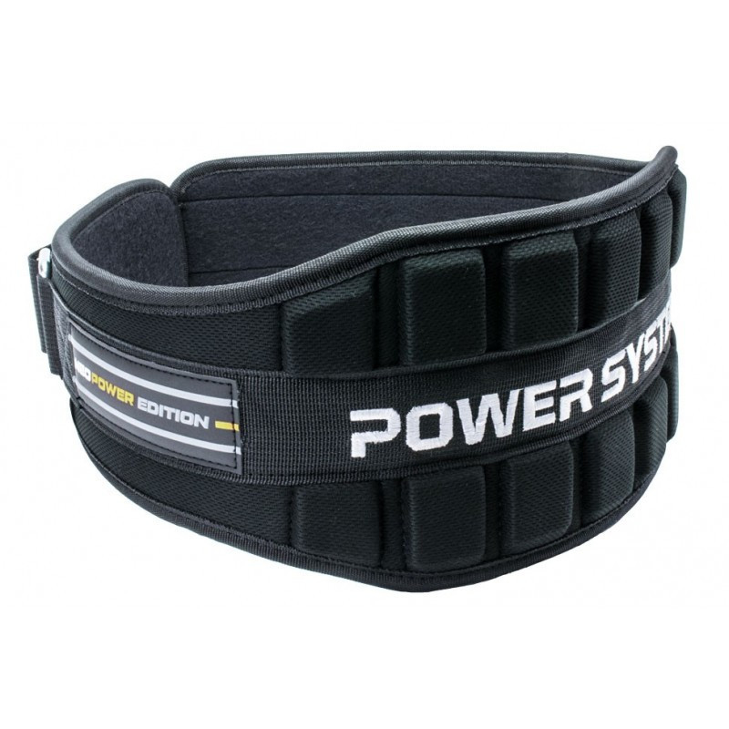 Неопреновый пояс для тяжелой атлетики Power System Neo Power PS-3230 Black/Yellow L