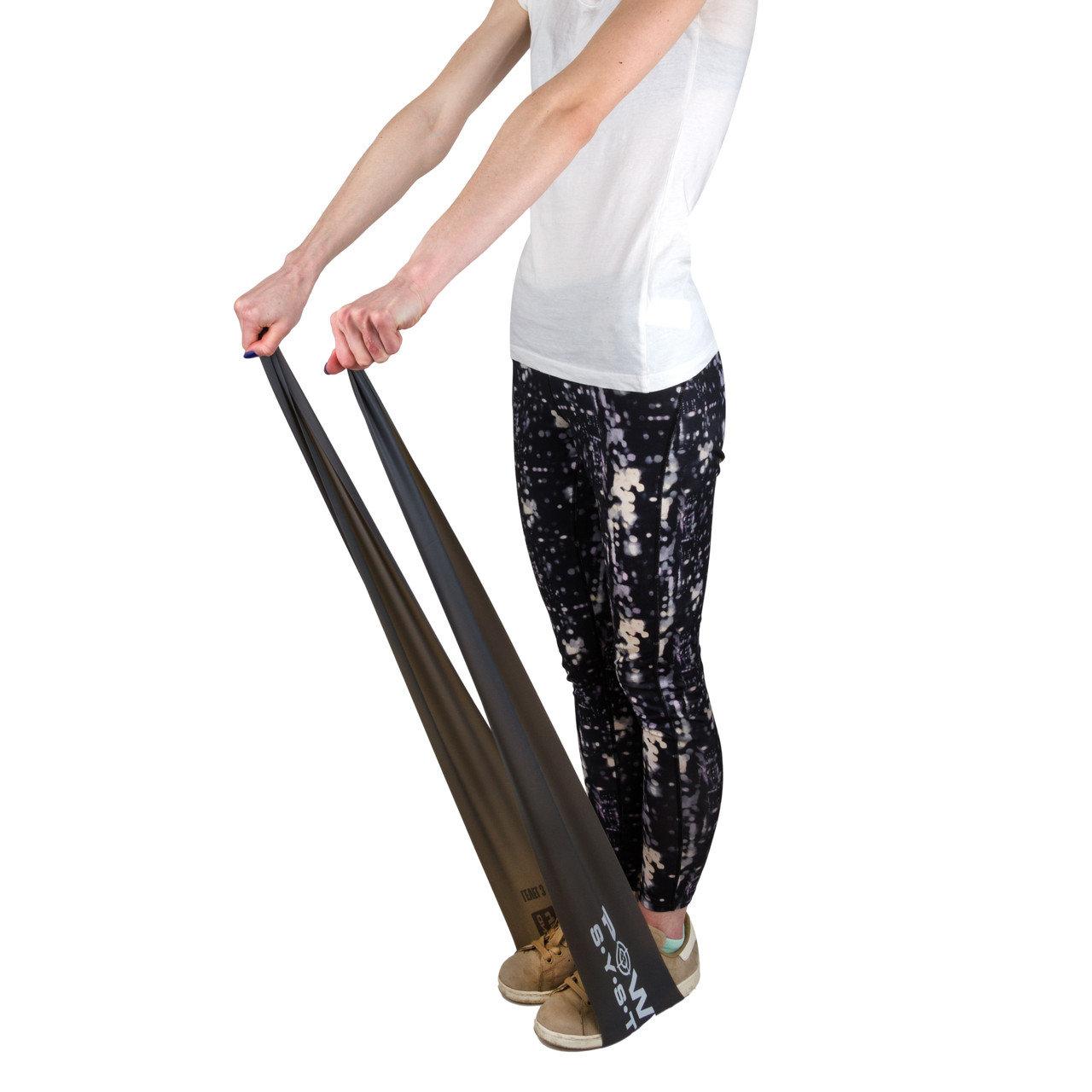 Лента-эспандер Power System PS-4123 Flat Stretch Band Level 3 Black