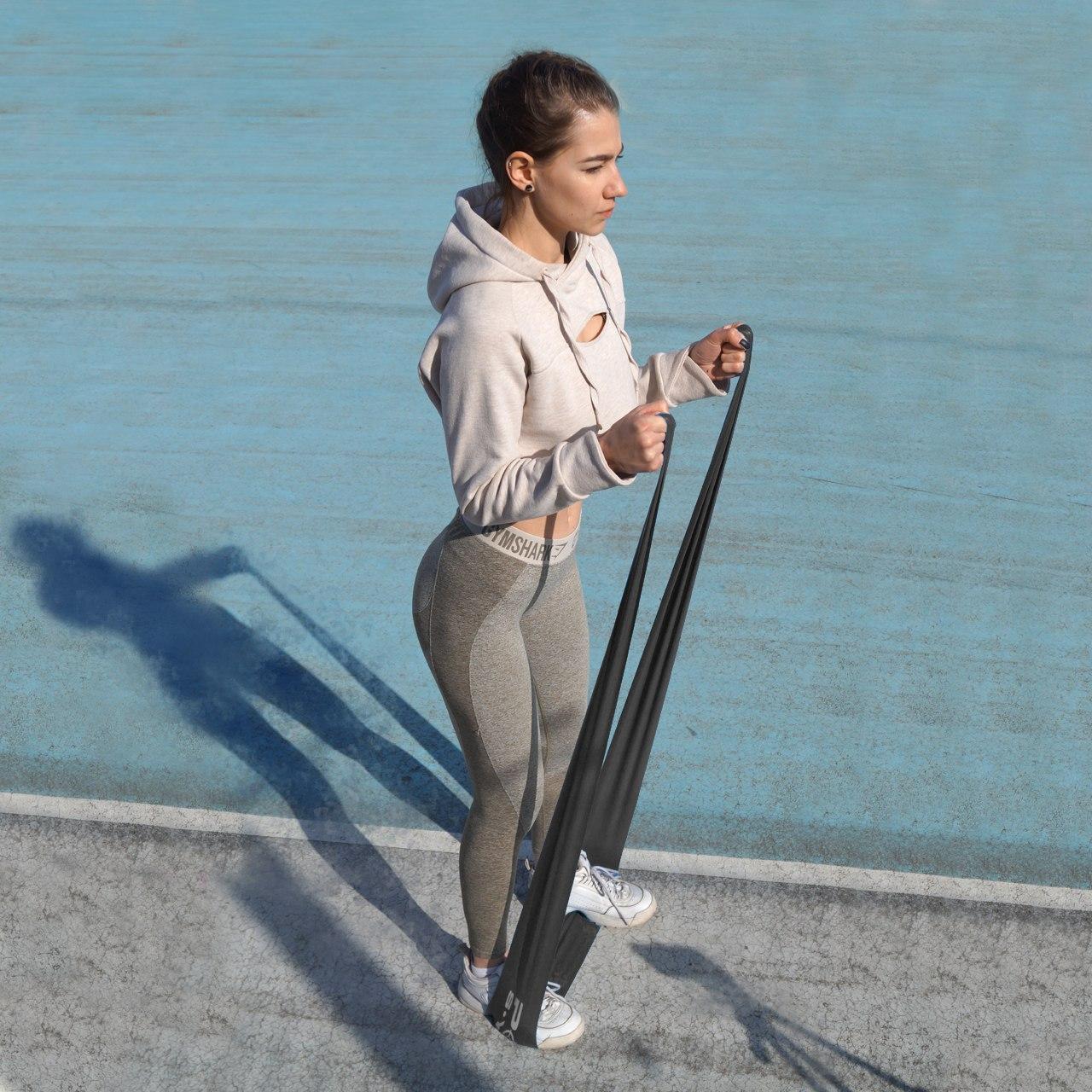 Лента-эспандер Power System PS-4123 Flat Stretch Band Level 3 Black