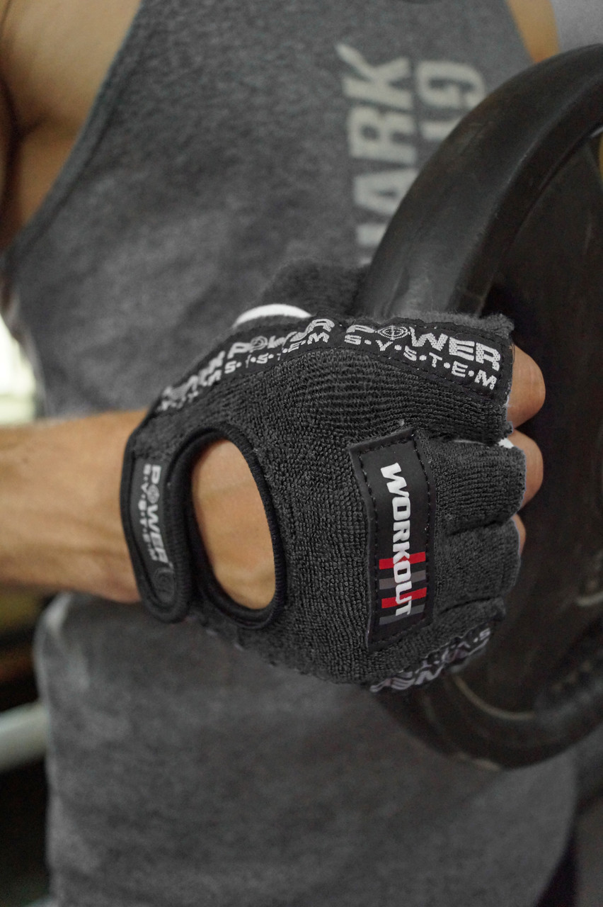 Перчатки для фитнеса и тяжелой атлетики Power System Workout PS-2200 Black XL