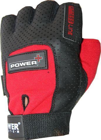 Перчатки для фитнеса и тяжелой атлетики Power System Power Plus PS-2500 Black/Red XS