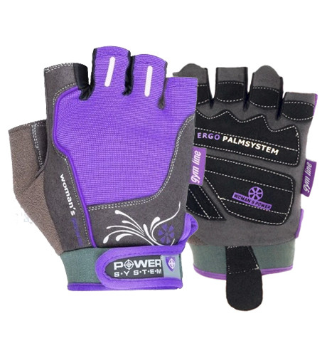 Перчатки для фитнеса и тяжелой атлетики Power System Woman’s Power PS-2570 женские Purple XS