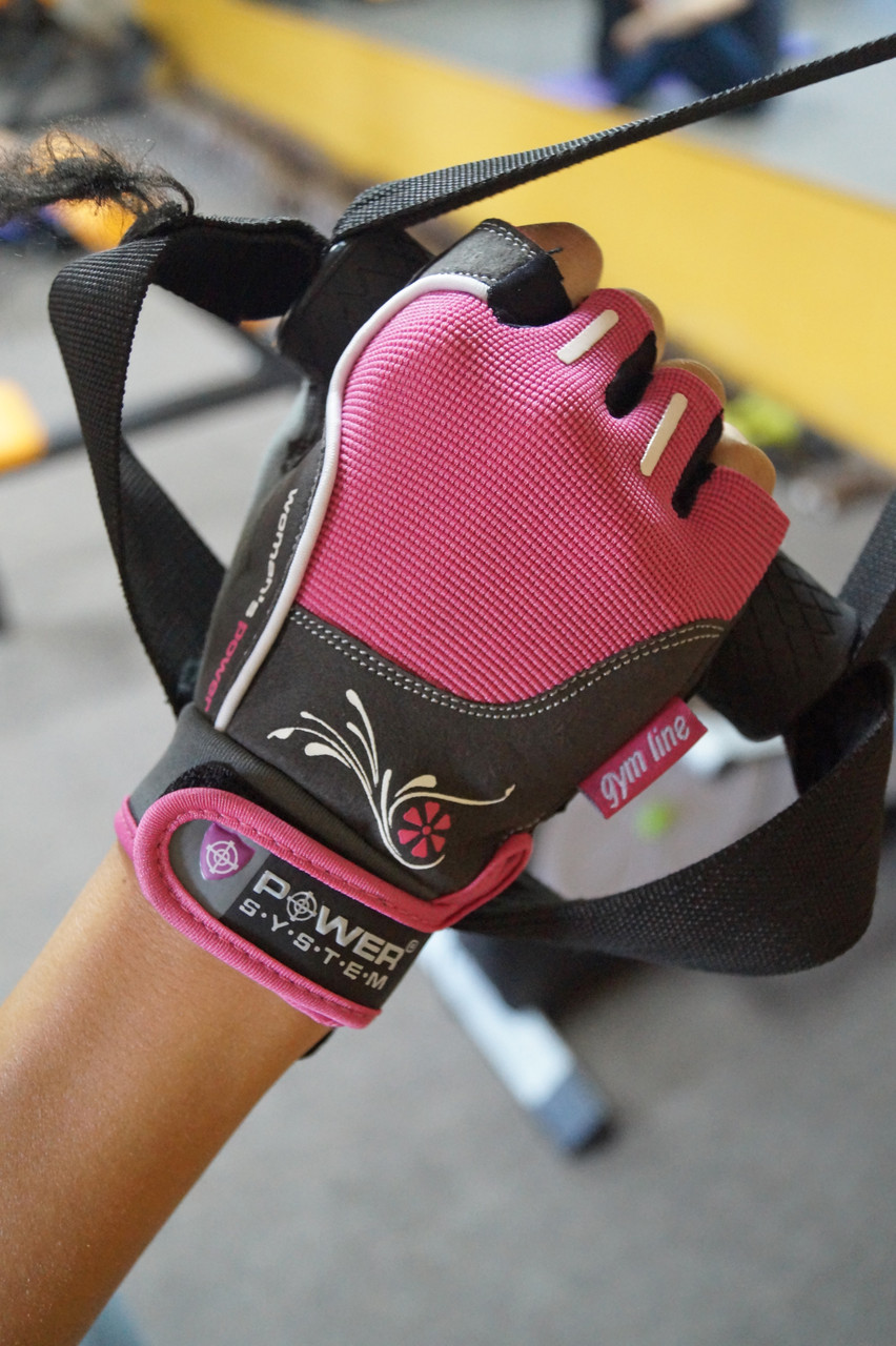 Перчатки для фитнеса и тяжелой атлетики Power System Woman’s Power PS-2570 женские Pink XS