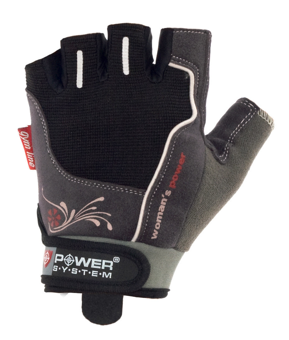 Перчатки для фитнеса и тяжелой атлетики Power System Woman’s Power PS-2570 женские Black M