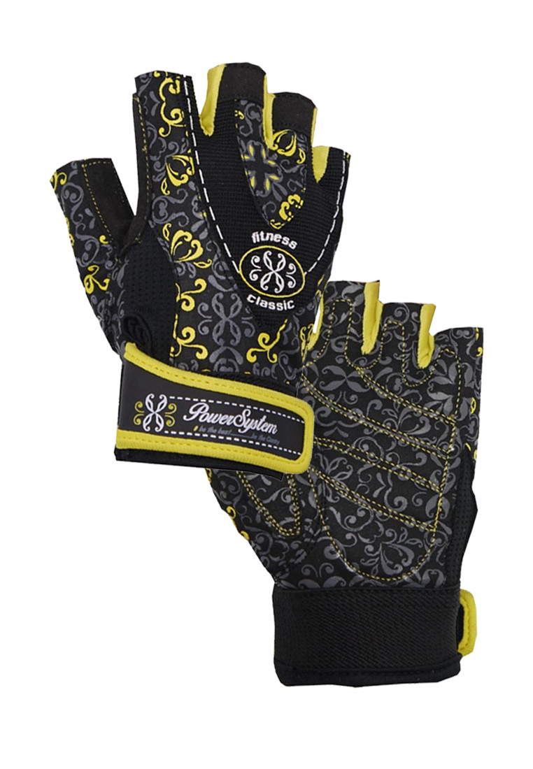 Перчатки для фитнеса и тяжелой атлетики Power System Classy Женские PS-2910 Yellow XS