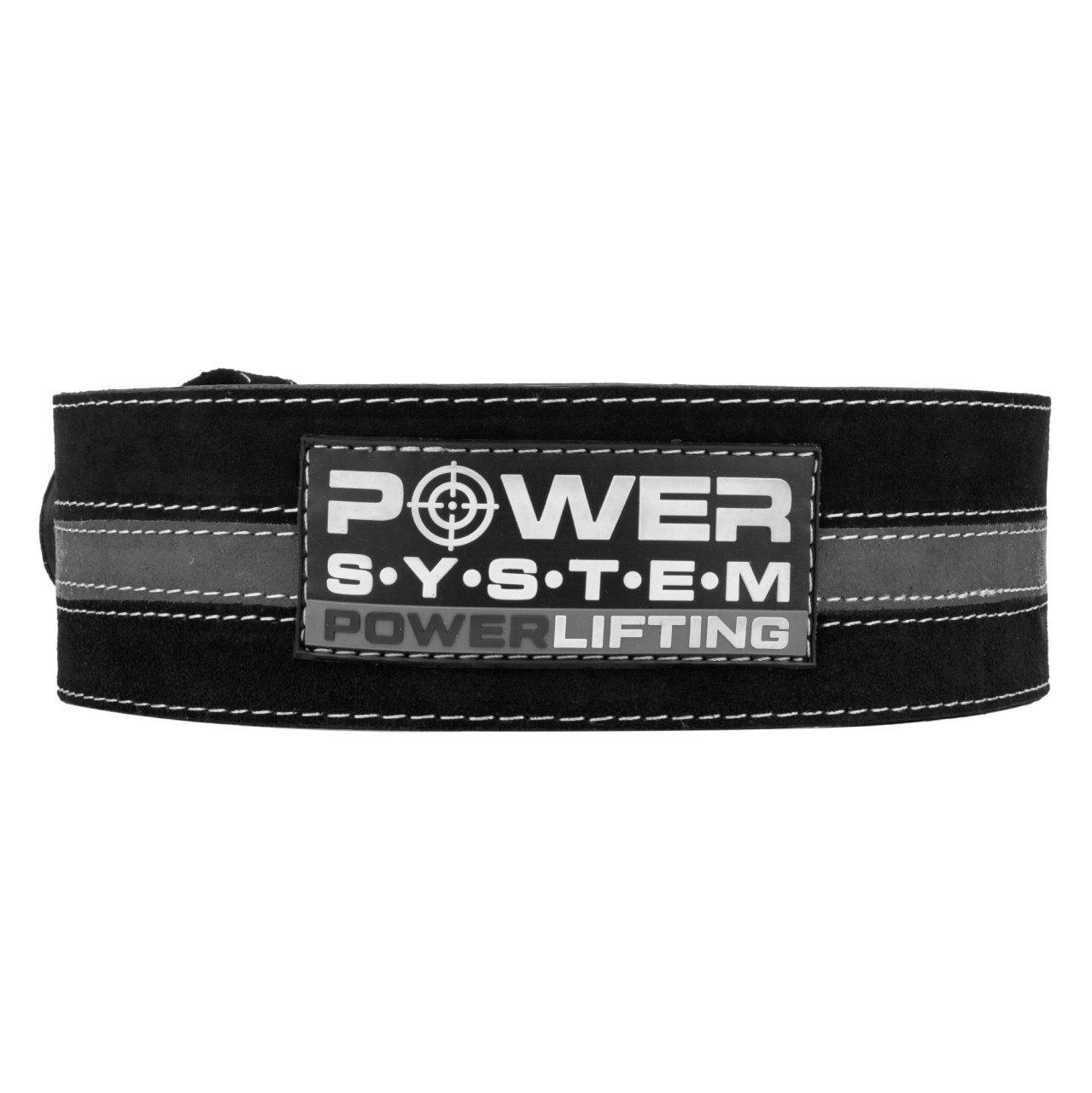 Пояс для пауэрлифтинга Power System Power Lifting PS-3800 Black/Grey Line  XL