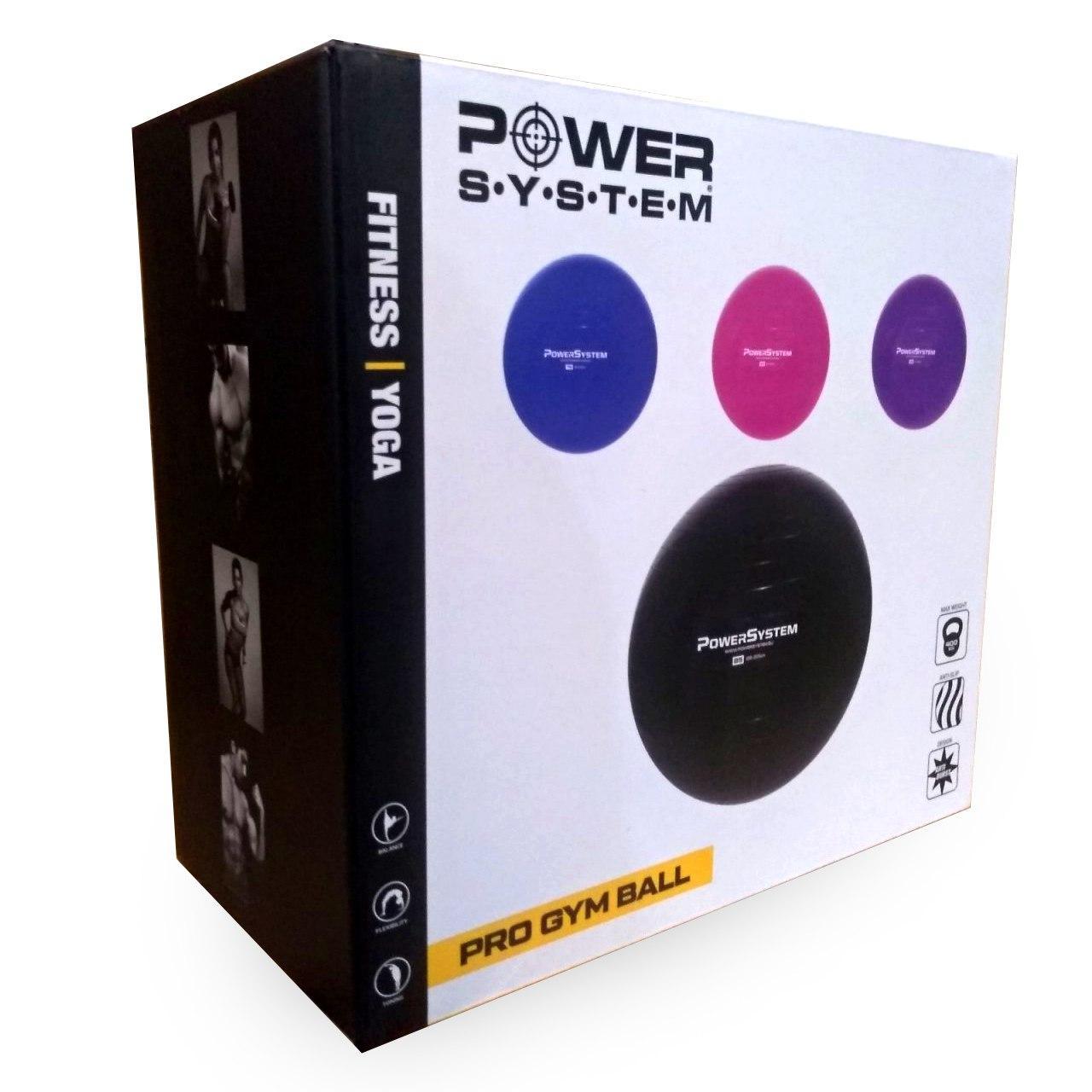 Мяч для фитнеса и гимнастики Power System PS-4011 55cm Blue