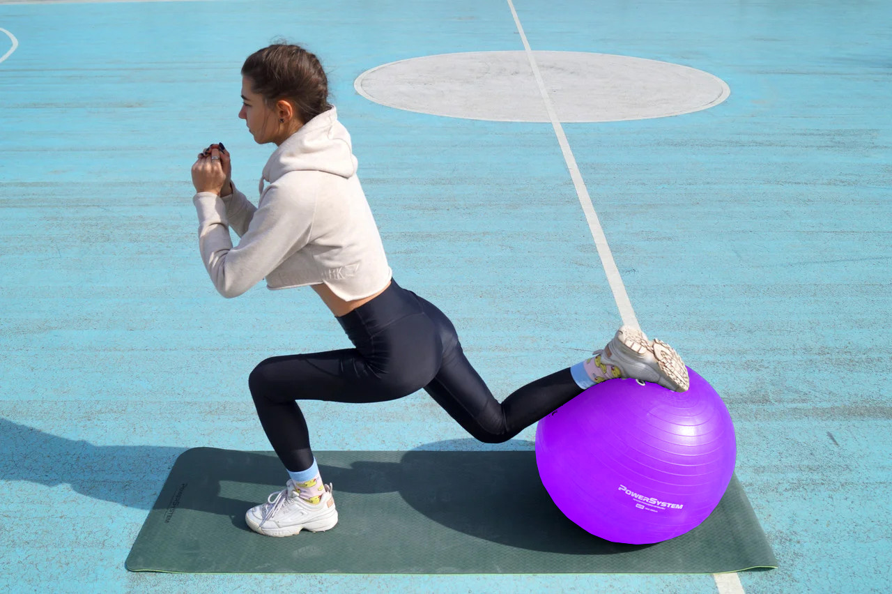 Мяч для фитнеса и гимнастики Power System PS-4018 85 cm Purple