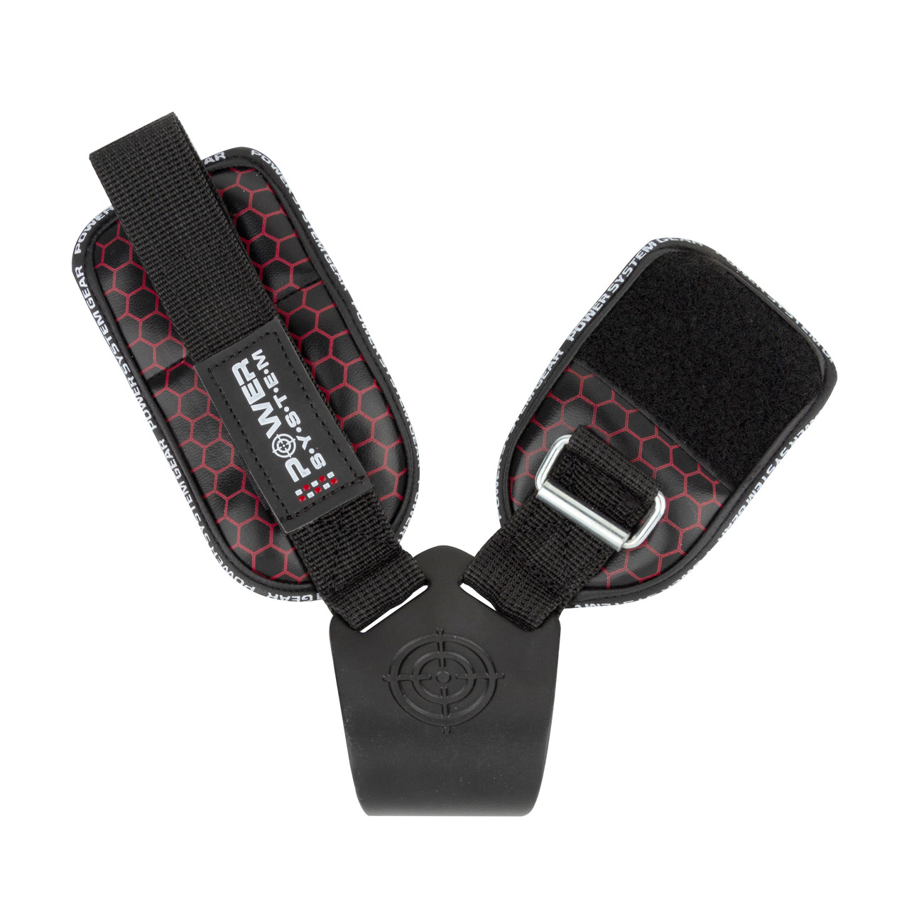 Крюки для тяги на запястья Power System Hooks V2 PS-3360 Black/Red L
