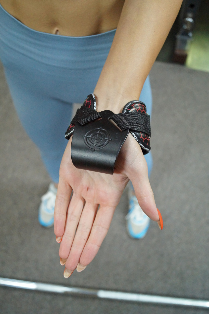 Крюки для тяги на запястья Power System Hooks V2 PS-3360 Black/Red XL