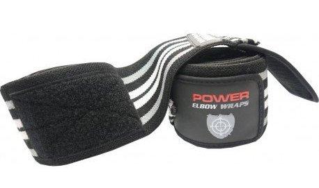 Бинты на колени Power System Knee Wraps PS-3700 Grey/Black