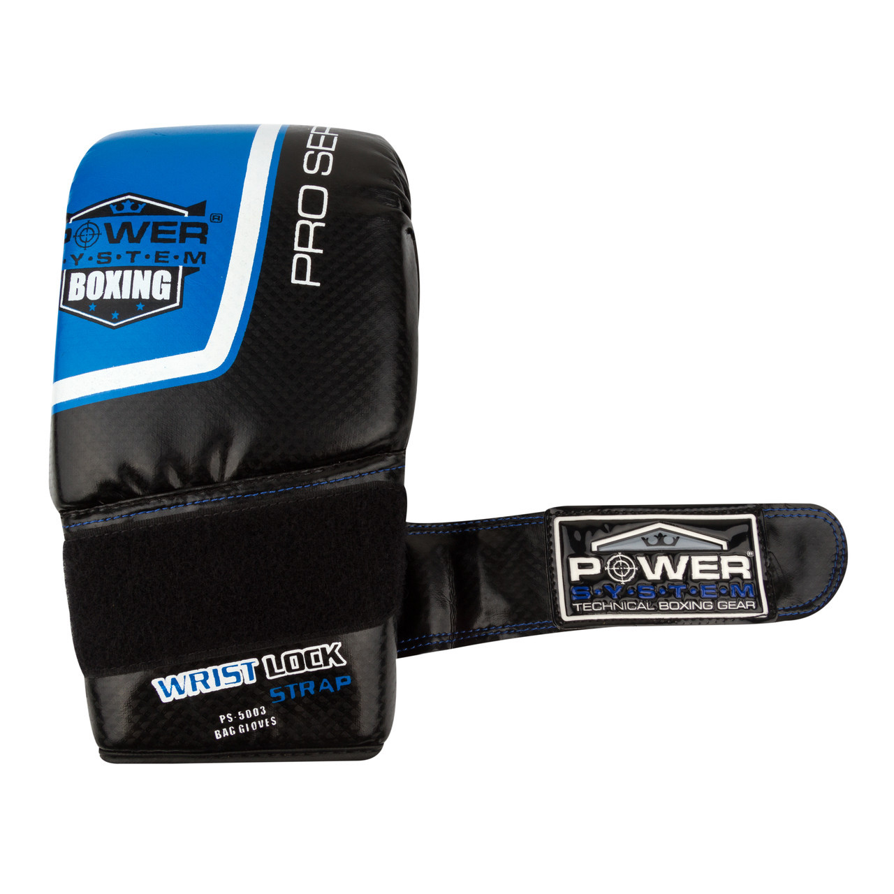 Снарядные перчатки, битки Power System PS 5003 Bag Gloves Storm Black/Blue S