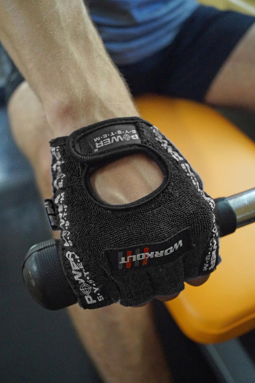 Перчатки для фитнеса и тяжелой атлетики Power System Workout PS-2200 Black XXL