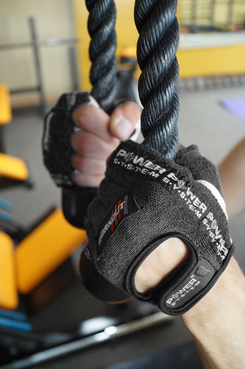 Перчатки для фитнеса и тяжелой атлетики Power System Workout PS-2200 Black XXL