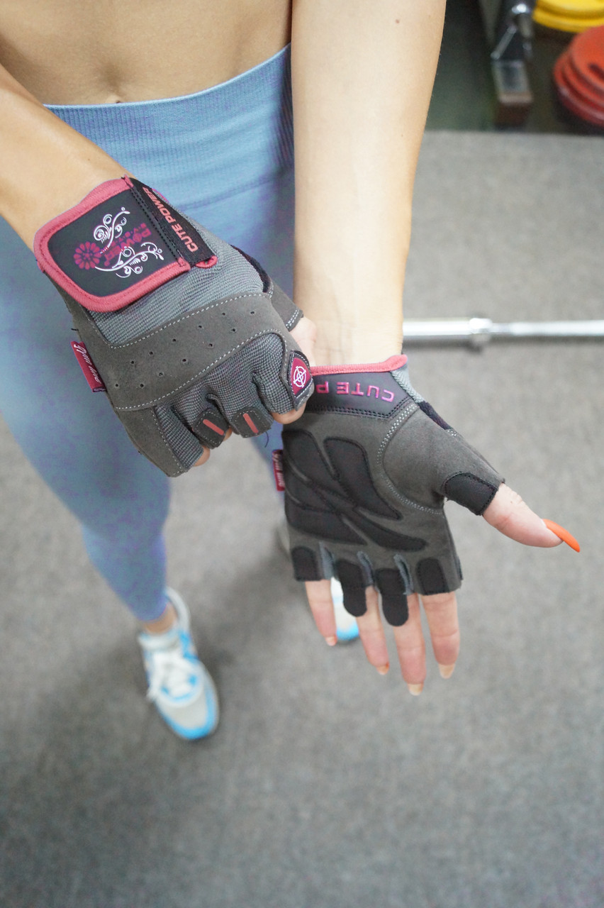 Перчатки для фитнеса и тяжелой атлетики Power System Cute Power PS-2560 женские Pink XL