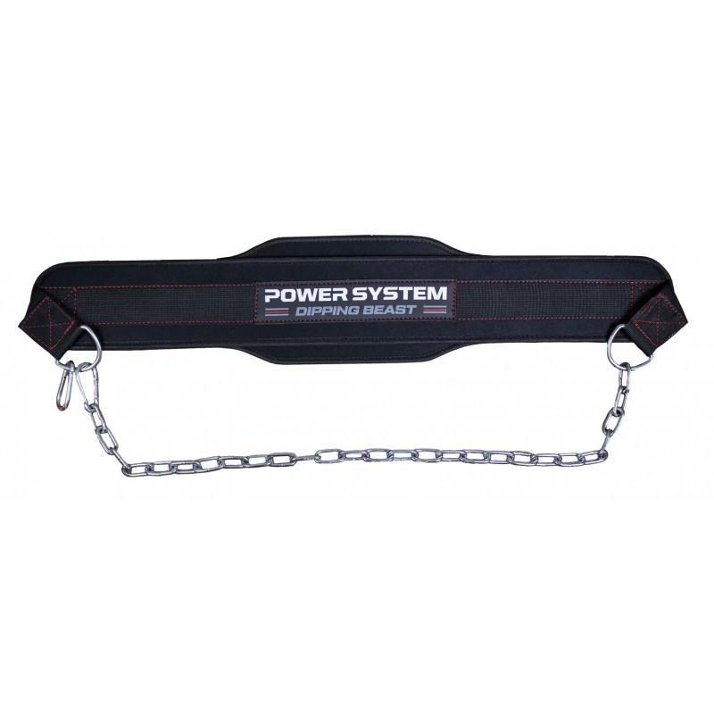 Пояс для отягощений Power System Dipping Beast PS-3860 Black/Red