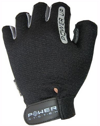 Перчатки для фитнеса и тяжелой атлетики Power System Power UP PS-2600 S Black