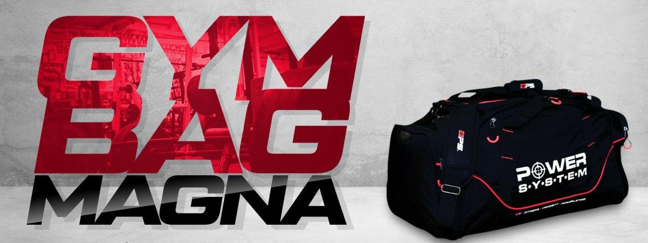 Спортивная сумка Power System PS-7010 Gym Bag Magna Black/Red