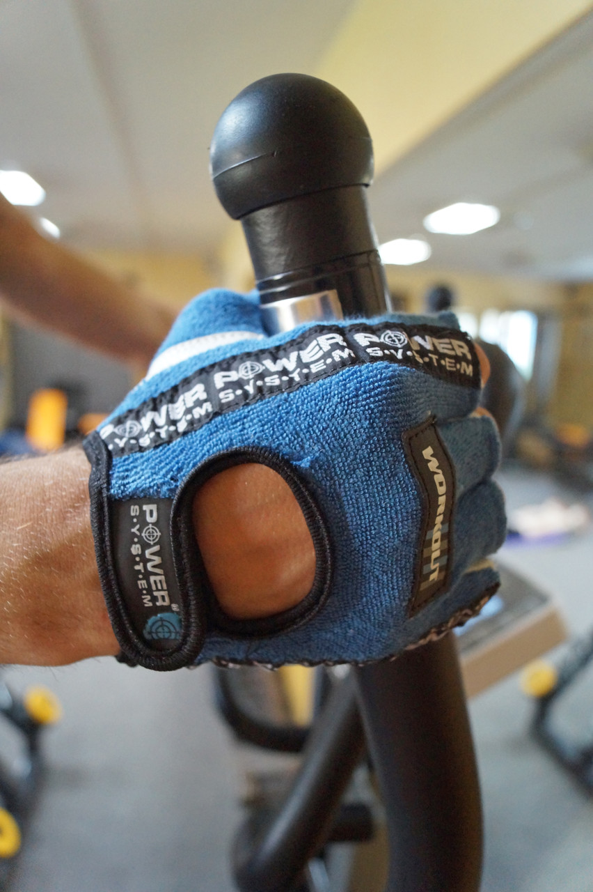 Перчатки для фитнеса и тяжелой атлетики Power System Workout PS-2200 Blue XS