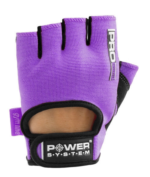 Перчатки для фитнеса и тяжелой атлетики Power System Pro Grip PS-2250 женские Purple L