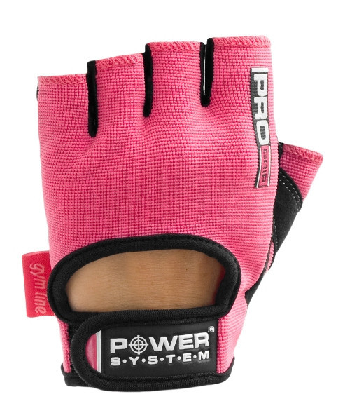 Перчатки для фитнеса и тяжелой атлетики Power System Pro Grip PS-2250 женские Pink XS