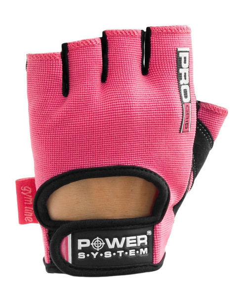 Перчатки для фитнеса и тяжелой атлетики Power System Pro Grip PS-2250 женские Pink L