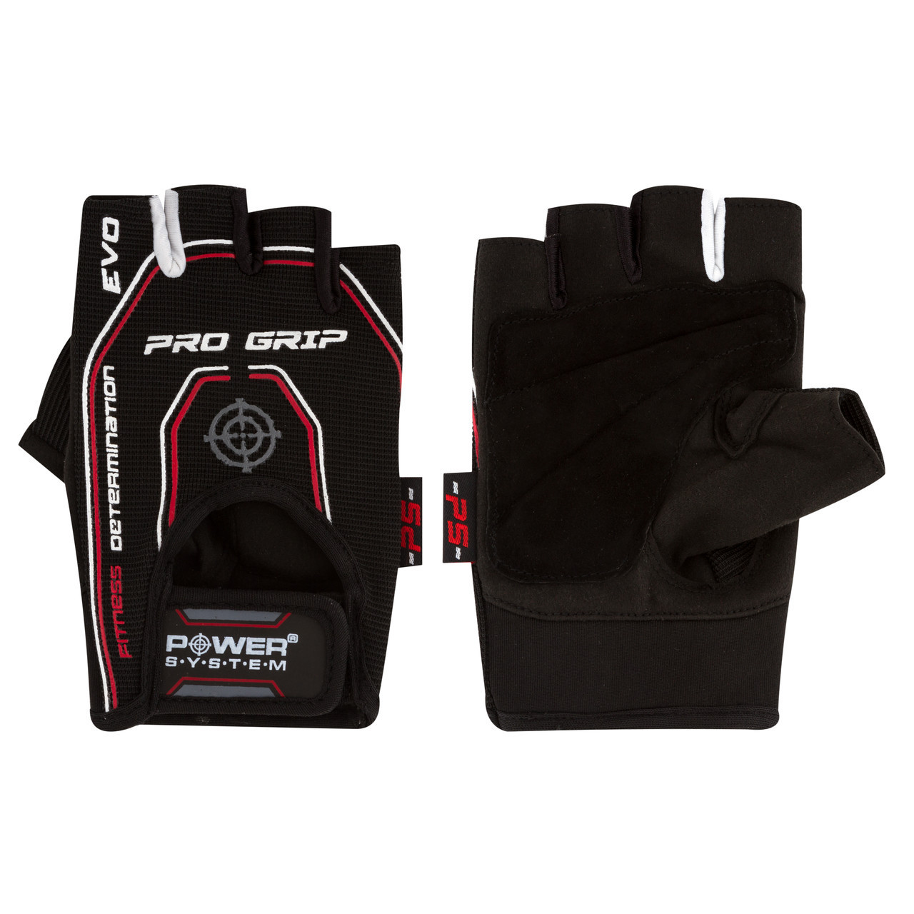 Перчатки для фитнеса и тяжелой атлетики Power System Pro Grip EVO PS-2250E Black S