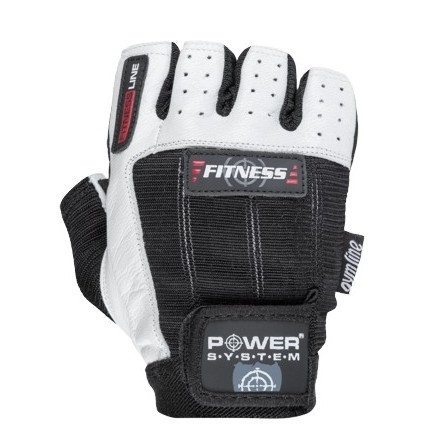 Перчатки для фитнеса и тяжелой атлетики Power System Fitness PS-2300 Black/White M
