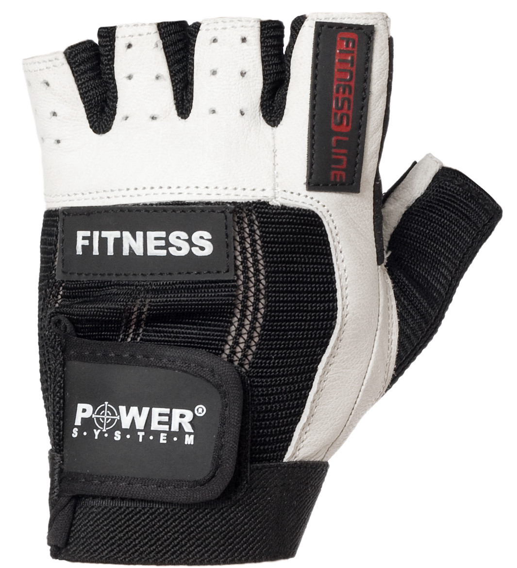 Перчатки для фитнеса и тяжелой атлетики Power System Fitness PS-2300 Black/White M