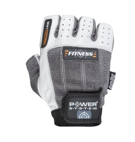 Перчатки для фитнеса и тяжелой атлетики Power System Fitness PS-2300 Grey/White S