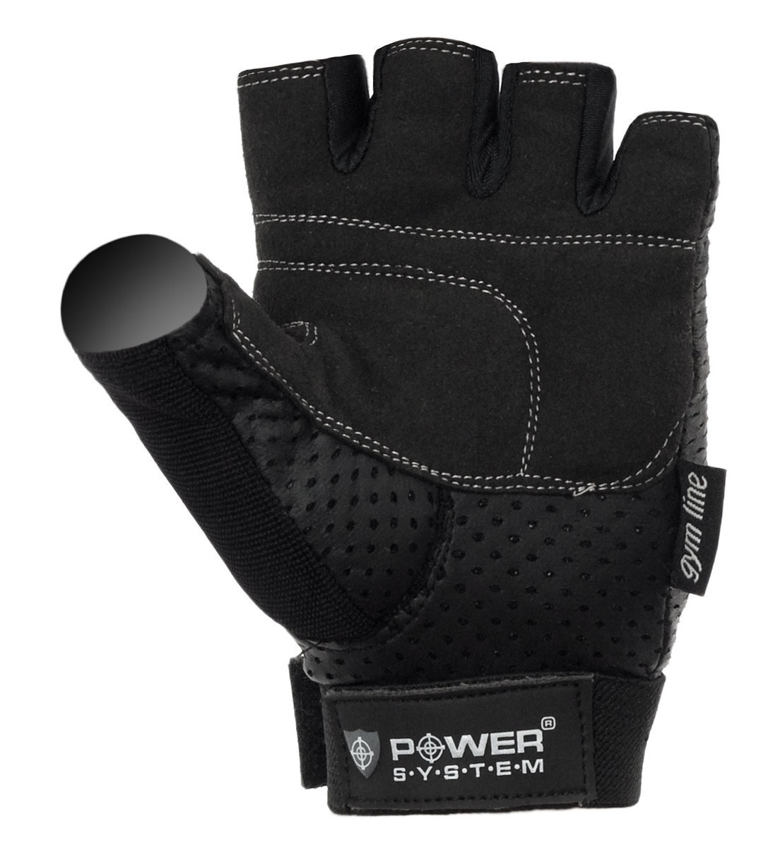 Перчатки для фитнеса и тяжелой атлетики Power System Power Plus PS-2500 Black L