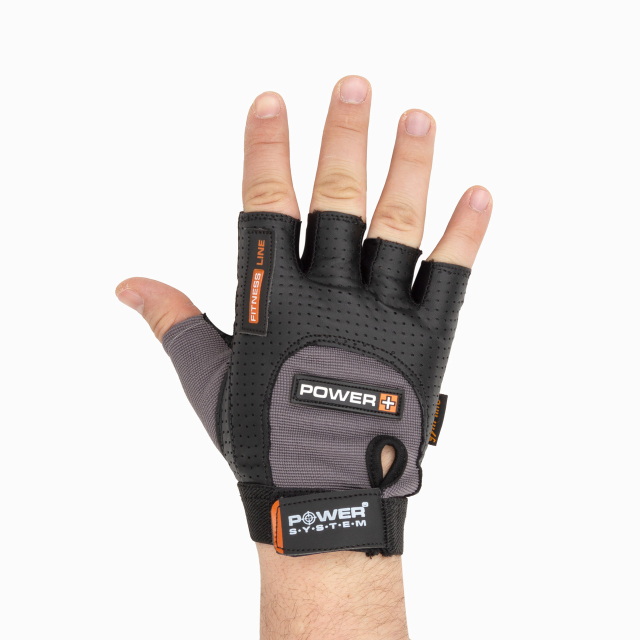 Перчатки для фитнеса и тяжелой атлетики Power System Power Plus PS-2500 Black/Grey L