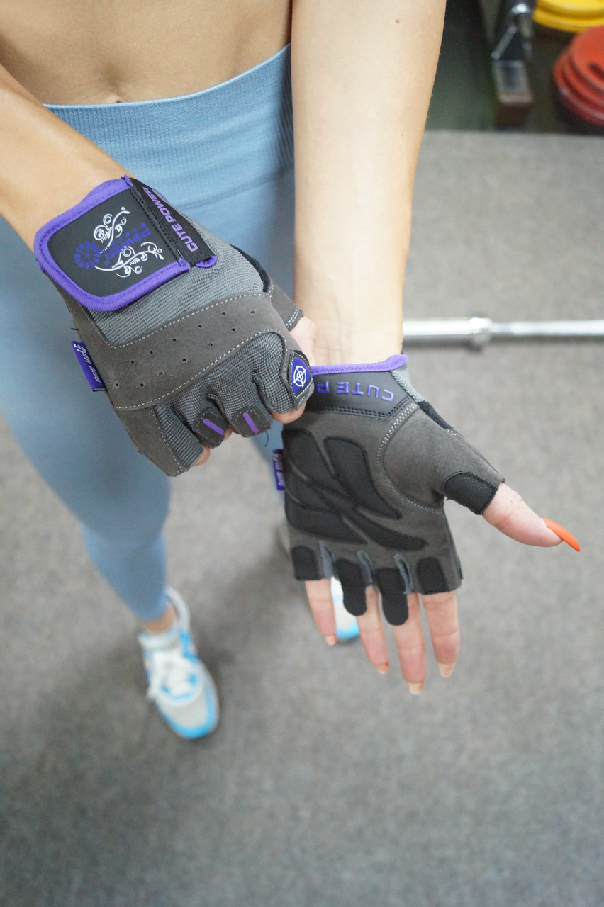 Перчатки для фитнеса и тяжелой атлетики Power System Cute Power PS-2560 женские Purple S